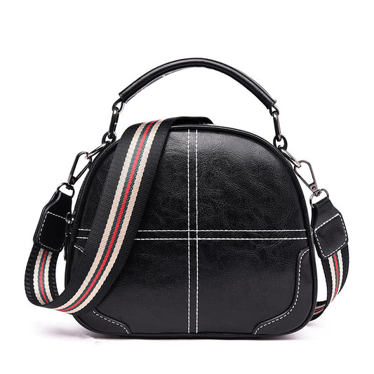 New simple and versatile fashion stitching handbags